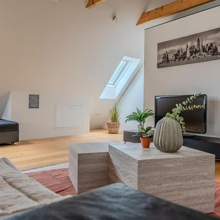 Apartmán Danube Living Collection - Dachsberggasse - 90qm Altstadt-loft Mit Stadtblick Kremže