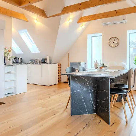 Apartment Danube Living Collection - Dachsberggasse - 90qm Altstadt-loft Mit Stadtblick *