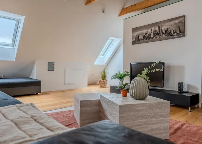 Appartement Danube Living Collection - Dachsberggasse - 90qm Altstadt-loft Mit Stadtblick Krems an der Donau