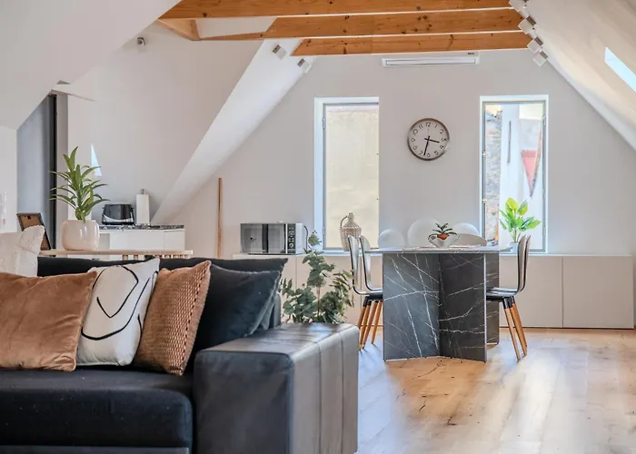 Danube Living Collection - Dachsberggasse - 90qm Altstadt-loft Mit Stadtblick Krems an der Donau