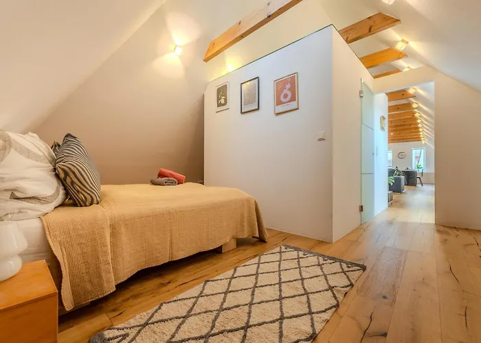 Danube Living Collection - Dachsberggasse - 90qm Altstadt-loft Mit Stadtblick